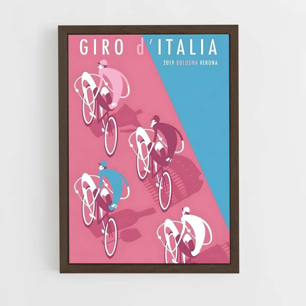 Poster Giro d'Italia 2019: L'Épopée Rosée – affiche Cyclisme (vue 5)
